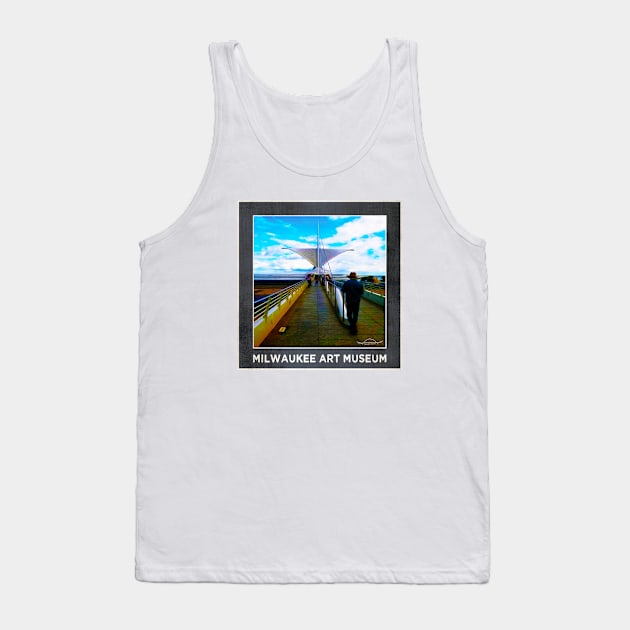 Milwaukee Art Museum Calatrava • MKE WI Tank Top by The MKE Rhine Maiden